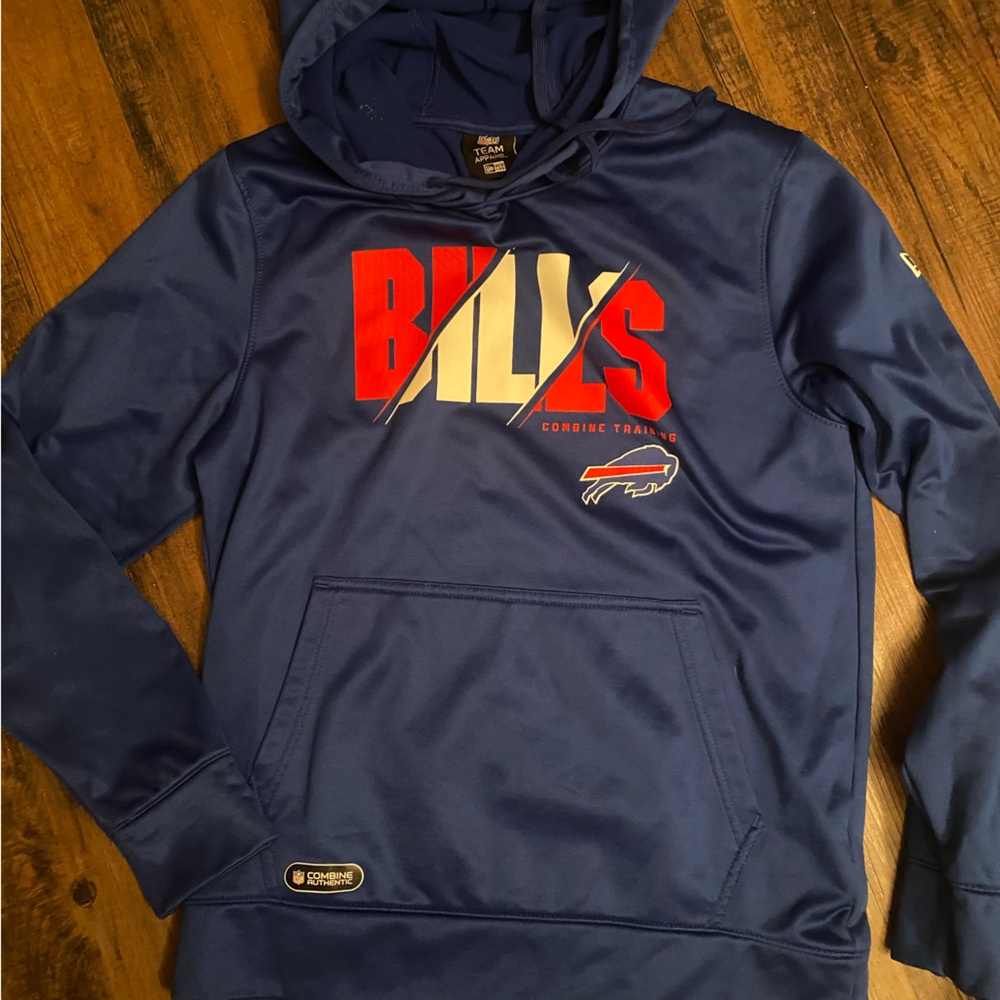 NFL Blue and Red Bills Hoodie